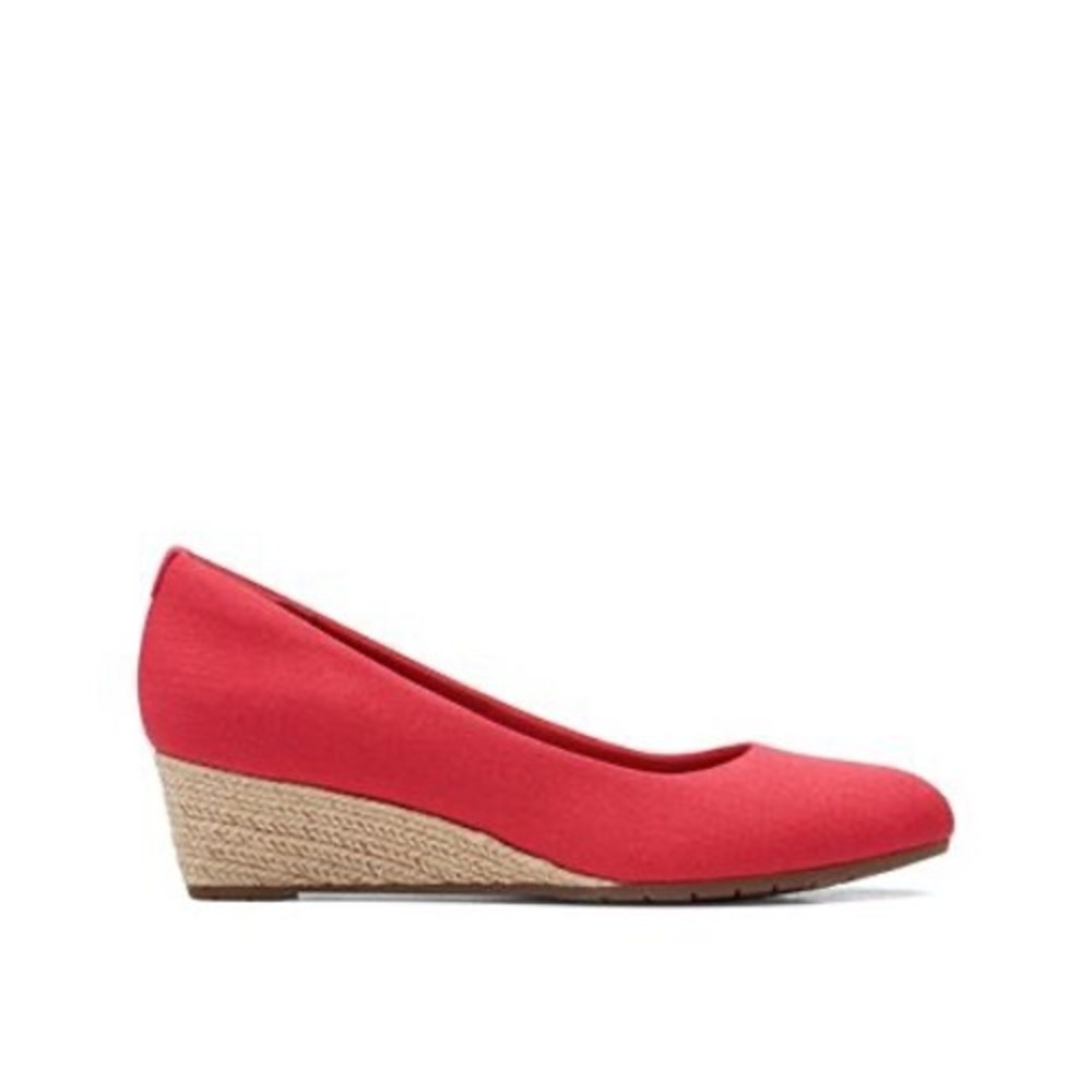 Clarks Women's Mallory Luna wedge‎ Shoes Womens 9W
